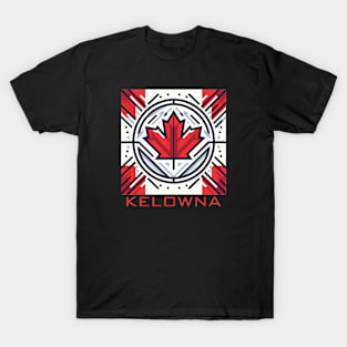 Kelowna BC Canada Flag T-Shirt